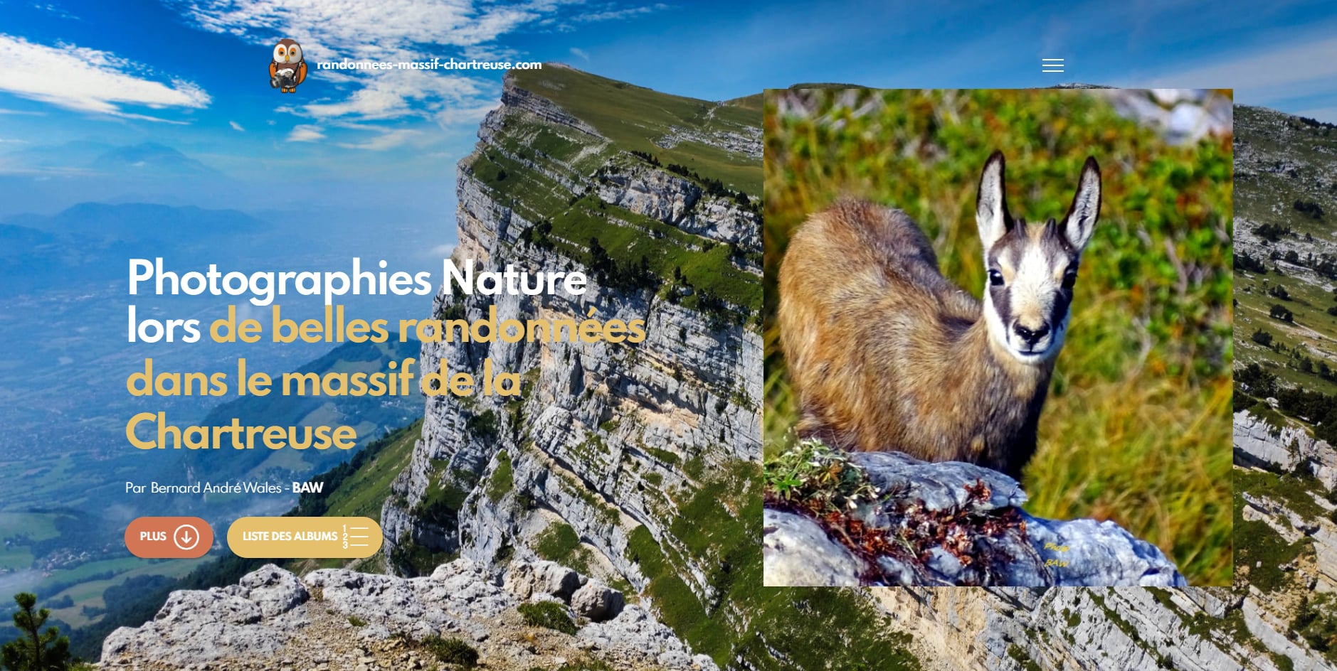 Nouveau site web randonnées massif Chartreuse