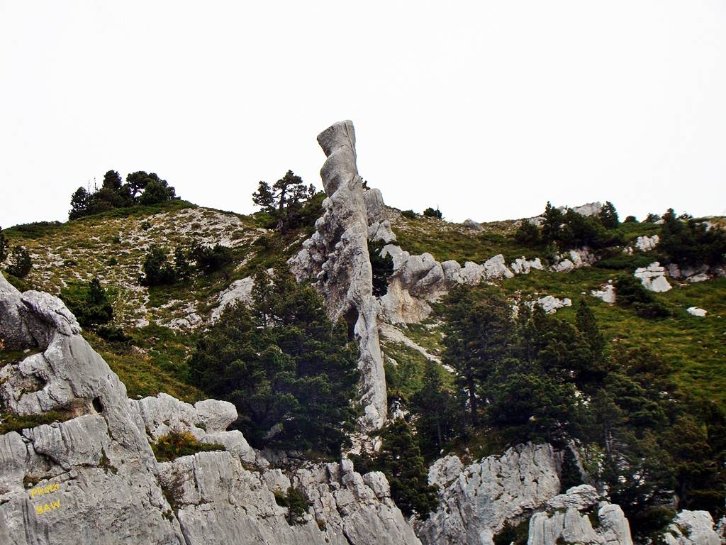 monolithe pas de Rocheplane randonnée en chartreuse