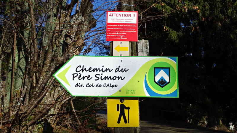 col et croix de l'alpe randonnée en chartreuse